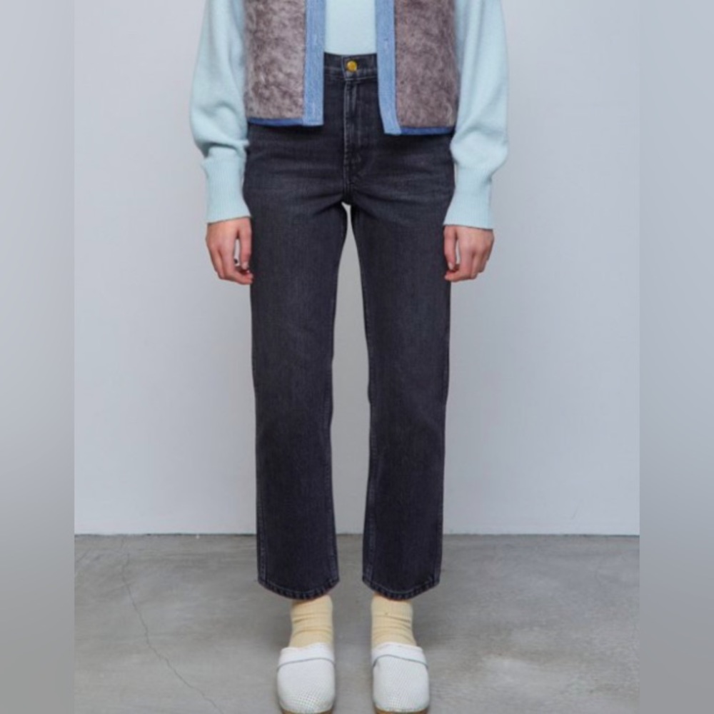 louis high slim jeans in stil black